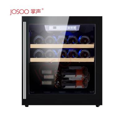 China Josoo Commercial Custom 40L Mini Small Wine Fridge, Wholesale 14 Bottles Without Dispenser Wine Cooler Fridge for sale