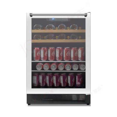 China Wholesale Hotel Air Cooled 32L Bottle Wine Beverage Cooler Fridge Built-in Drinks Fridge For Household for sale