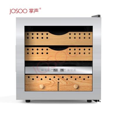 China JOSOO Hotel Custom 3000 Pieces Cigar Humidor Full Door Cooler Commercial Glass Wine Cigar Cooler Box Cigar Cooler Made In China for sale