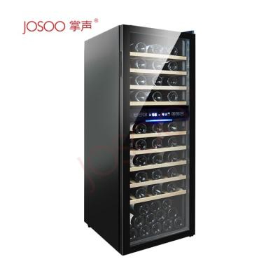 China Commercial Josoo 200 L Large Two Zone Wine Cooler Humidity Control, Cellar Storage, Premium Wine Fridge for sale