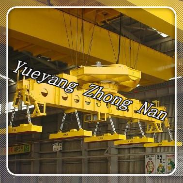 China Lifting Electrical Magnets for Handling High Temperature Steel Bars MW22-12090L/G for sale