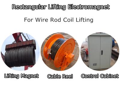 China Rectangular Lifting Electromagnet for Wire Rod Coil for sale