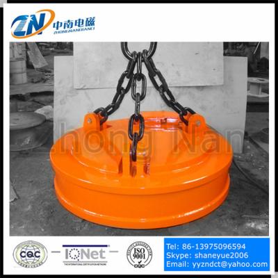 China top quality 1 ton crane magnet for lifting scrap manufacturer MW5-165L/1 for sale