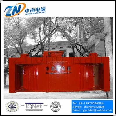 China Hanging Rectangular Electromagnetic Separator for Conveyor Belt MC23-5035L for sale