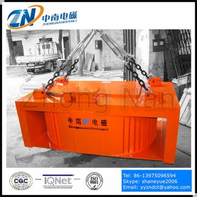 China Self-discharging Rectangular Electromagnetic Separator suiting for Conveyor Belt MC23-7045L for sale