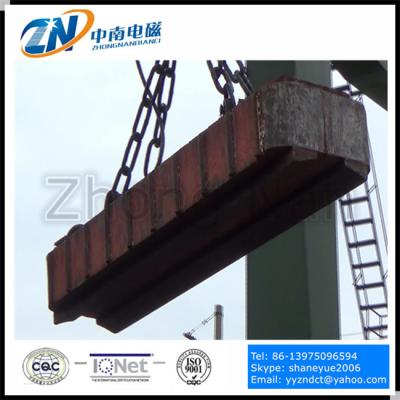 China Rectangular Lifting Electromagnet with Special Magnetic Pole for Wire Coil Rod MW19-56072L/1 for sale