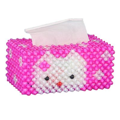 China Eco-friendly Non-Toxic Factory Custom DIY Beads Set For Making Tissue Cover Paper Dispenser, DIY Beads Tissue Box Lid Dispenser Opens Hardware Kits for sale