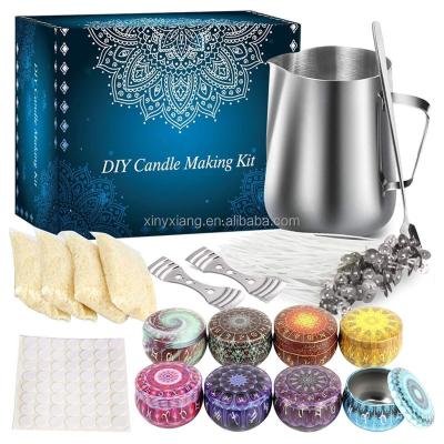 China DIY Factory Wholesale DIY Gift Kits Eco Friendly Soy Candle Making Kit, DIY Candles Open Tools, Include Candles Box for sale