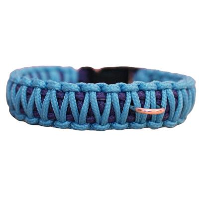 China Factory Custom Made Paracord Braided Dog Slip Collar, Hand Braided Paracord Dog Slip Collar, Paracord 550 Weave Dog Collars for sale