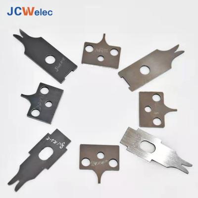 China Crimping High quality blade/knives for cutting crimping machine crimping terminal OTP V and flat blades for sale