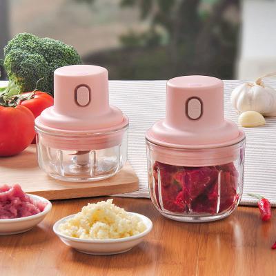 China Sustainable Dropshipping Europe Kitchen Tools Electric Cutter Mixer Meat Fruit Grinder USB Garlic Vegetable Chopper Machine for sale