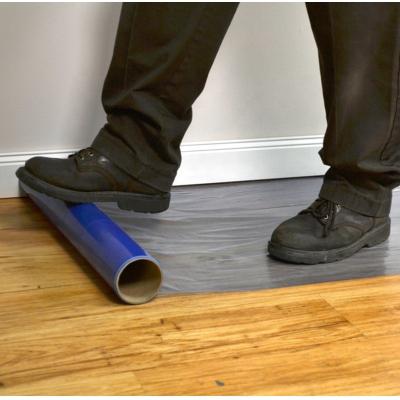 China PE moisture proof blue hardwood floor surface protective film for sale