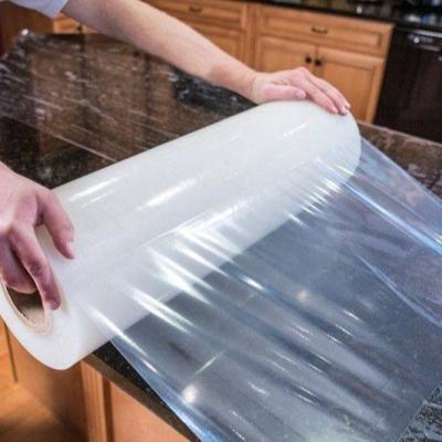 China Anti moisture proof PE scratch quartz slab surface protection film,quartz countertops stone protective film for sale