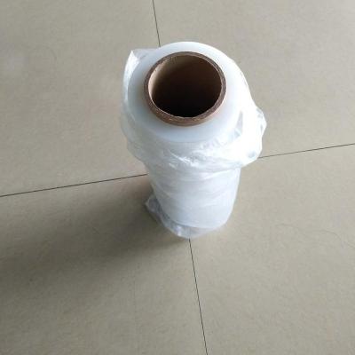 China Moisture Proof Hand PE Transparent Packaging Film Mini Stretch Film Roll for sale