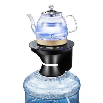 China Tabletop Rotation Base Bucket Household Kitchen Appliances Desktop 360 Degree Dual Function Electric Kettle With Pumping Function for sale