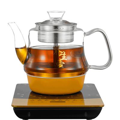 China Modern Design Automatic Italian Commercial Tea Maker 360 Degree Glass Bottom Household Rotation for sale