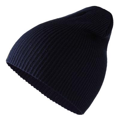 China Wholesale COMMON Female Beanie Hat Solid Color Girls Beanies Mens Womens Beanies Custom White Warm Bonnet Casual Autumn Knitted Plain Winter Hats for sale