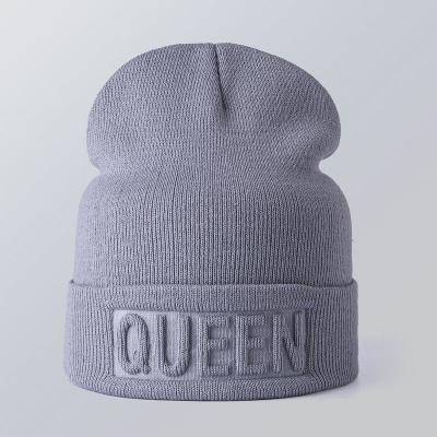 China JOINT wholesale pure color knitted hat men autumn winter headwear warm hat heat and shear knitted hat for women for sale