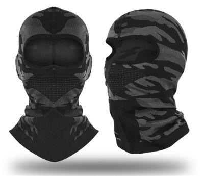 China Breathable Balaclava Face Cover Winter Thicken Breathable Motorcycles Ski Knitted Full Face Mask Face Scarf Outdoor Neck Cuff For Men for sale