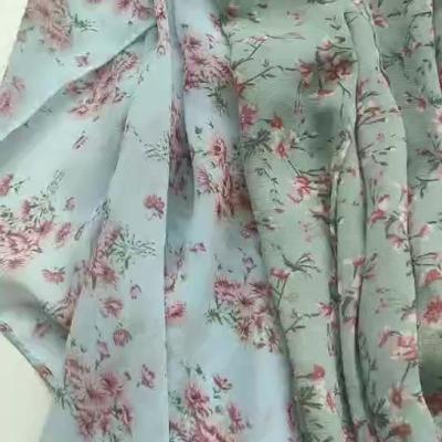 China New Design Malaysia Polyester Printed Chiffon Flower Scarf Malaysia Wholesale Custom Chiffon Fashion Hijab For Muslim Women for sale