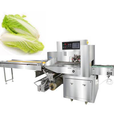 China Automatic Food Weight Print And Label Horizontal Vegetable Fruit Pillow Bags Packaging Machine for sale