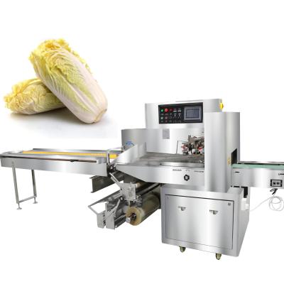 China Automatic Food Weight Print And Label Horizontal Vegetable Fruit Pillow Bags Packaging Machine for sale