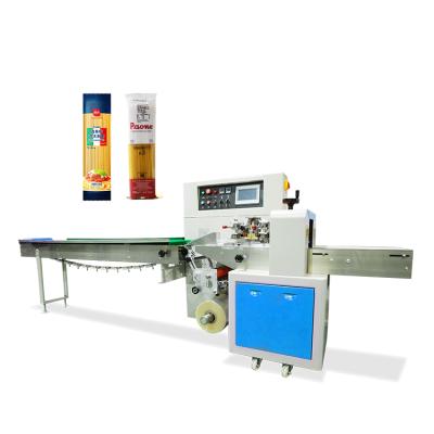 China Horizontal Automatic Dry Food Flow Wrap Packing Machine Stick Noodle Packing Machine for sale