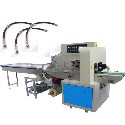 China Food Brake Hose Packaging Equipment Metal Shower Hose Automatic Hose Packing Machine Long for sale