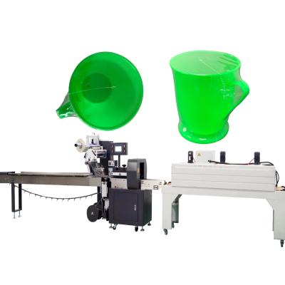 China Automatic Heat Shrink Wrapping Machine Heat Cup Food Paper Plate Bottle Thermal Packing Machine for sale