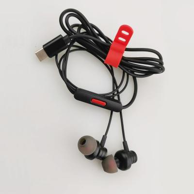 China None KM TYPE-C Digital Universal Metal Direct Insert TPC Decoding IC Cable Control with Mic TPE In Ear Phone Earphones Goodsouquality for sale