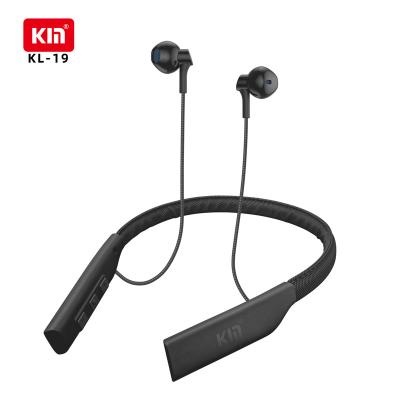 China Sustainable KM Pluggable memory card MP3, high battery, ultra long battery life, leather neck hanging sports, wireless Bluetooth earphones for sale