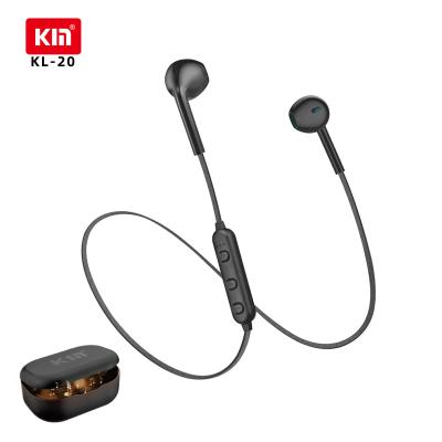 China Sustainable KM Factory wholesale direct sales wireless neck hanging straight line sports Bluetooth earphones for listening to music and call for sale