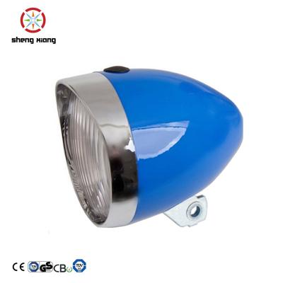 China Led PP 3 Headlight Bicycle Front Light High Quality Retro Headlight Vintage Flashlight Lamps for sale