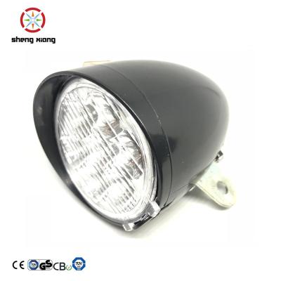 China Retro PP Bicycle Light With 7 Led Need Battery for sale