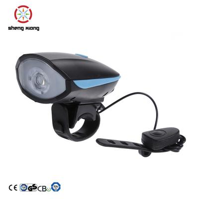 China On Handlebar Front Light Usb Rechargeable Safety Bicycle Accessories Bike 500 Lumen Led Bike Light With Waterproof Electronic Horns for sale