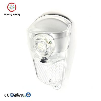 China With Reflector 1 Led Battery Bicycle Light With Reflector for sale