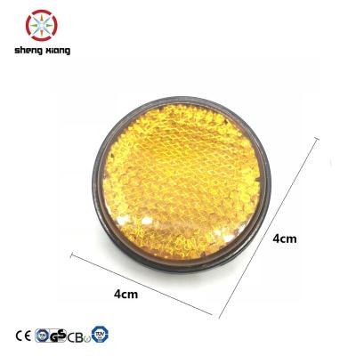 China BS/CPSC/ECE Plastic Bicycle Safety Spoke Reflector With Yellow In Indiareflector for sale