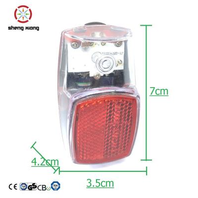 China High Brightness 1LED Tail Light On-Off Set On Bicycle With CE Bike Light for sale