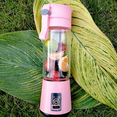 China Portable Automatic Household 400ml Blades Stainless Steel Smart Power Off 6 Fruit Vegetable Blender Handheld Blender for sale