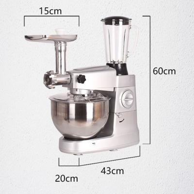 China Bowl-Lift Design 8L Professional 4 in i Planetary Electric Cooking Mixer Stand Food Blender Milk Mixer for sale