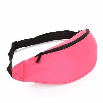 China Women Classic Bag Fanny Pack Solid Color Waist Bag Canvas Fashion Sports Belt Running Wholesale for sale