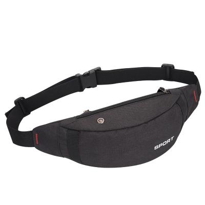 China Fanny Pack Black Waist Bag Nylon Water Proof Fashion Sports Belt Running Wholesale for sale