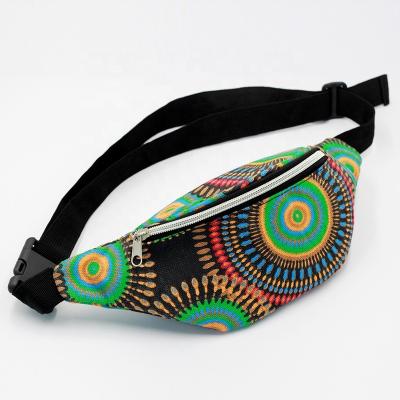 China NATIONAL Hot Selling National Customs Pattern Waist Bag Classic Canvas Fanny Pack for sale