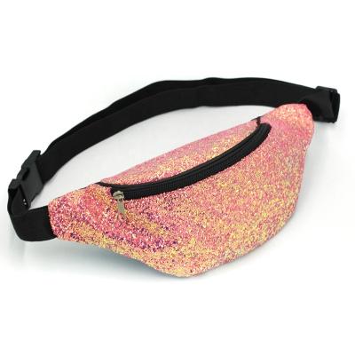 China 2019 Fashion Fashion Glitter Waist Bag Reflective Glitter Fanny Pack Glitter for sale