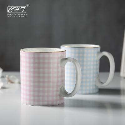 China Viable personalized nordic ceramic coffee cup fine bone china design couples cups cup for home for sale