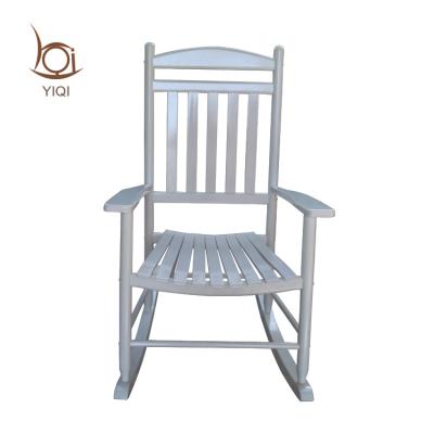 China Best Selling Garden Solid Wood Wooden Rocking Chair for sale