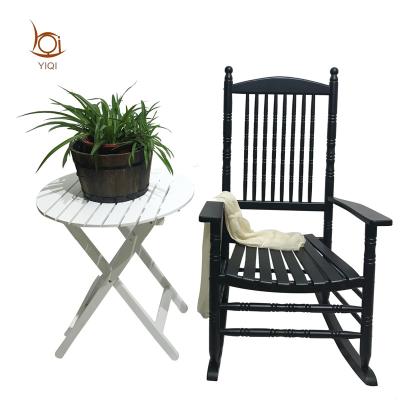 China Cheap Price Eco - Friendly Bulk Patio Wood Rocking Relax Chair for sale