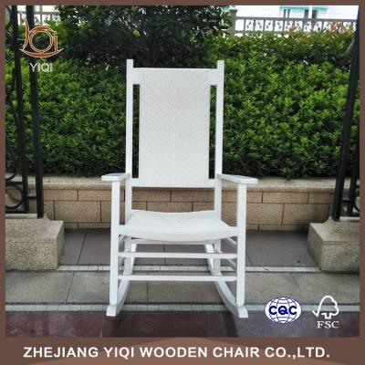 China ROCKING CHAIR Knit Rattan Hardwood Rocking Chair for sale