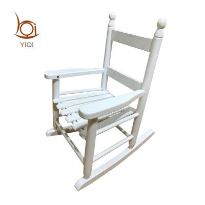 China Outdoor Woden Child Friendly Rocker E-Co Kids Rocker Chair Baby Rocking Chair for sale