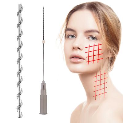 China Skin Tighten Plus Popular 26G 38mm Beauty Salon Use Pcl Double Screw Thread For Skin Tighten for sale